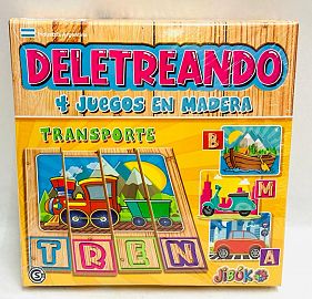 DELETREANDO MADERA TRASNPORTE (90569)