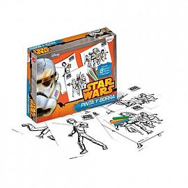 PINTA Y BORRA STAR WARS