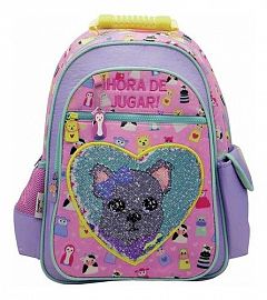 MOCHILA ESPALDA SIMONES CON LENTEJUELAS 16
