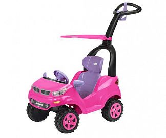 AUTO PUSH CAR ADVENTURE CON MANIJA ROSA