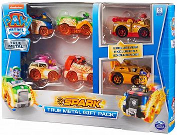PAW PATROL VEHICULOS DE METAL X 6 EN CAJA