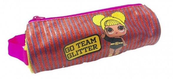 CARTUCHERA TUBO LOL GLITTER