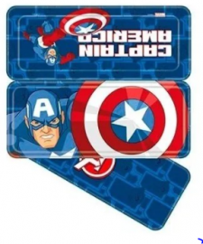 CARTUCHERA CANOPLA DE LATA CHATA 1 PISO CAPITAN AMERICA