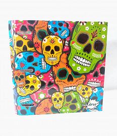 CARPETA 3 ANILLOS CALAVERA