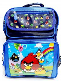 MOCHILA ESPALDA ANGRY BIRDS C/BOLSILLO