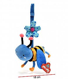 SONAJERO ABEJA COLGANTE DE PELUCHE