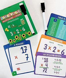 CARTAS MULTIPLICACION Y DIVISION CON MARCADOR