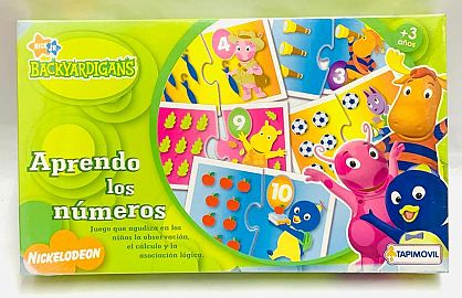 APRENDO LOS NUMEROS BACYARDIGANS