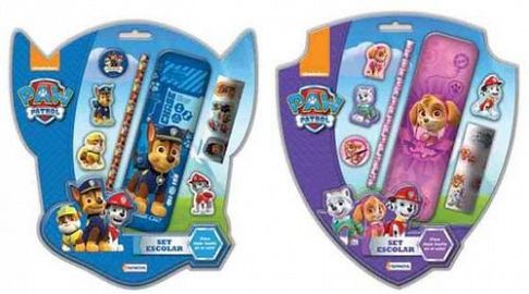 SET ESCOLAR EN BLISTER PAW PATROL