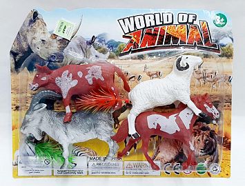 ANIMALES DE GRANJA X4 EN BLISTER