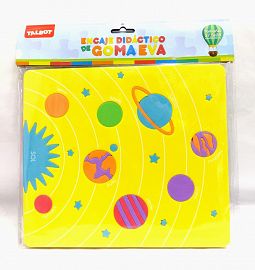 ENCASTRE PLANETAS GOMA EVA 27,5 X 24 CM