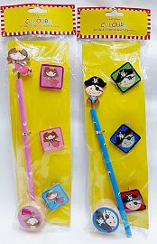 SET DE LAPIZ CLIPS Y SACAPUNTAS (10512)