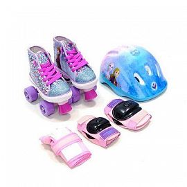 COMBO PATIN ZAPATILLA CON LENTEJUELAS 34 FROZEN