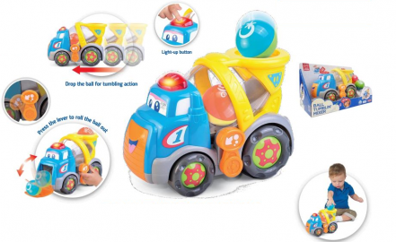 CAMION MEZCLADOR CON PELOTAS LUZ Y SONIDO
