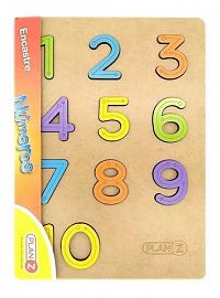 ENCASTRE NUMEROS MADERA