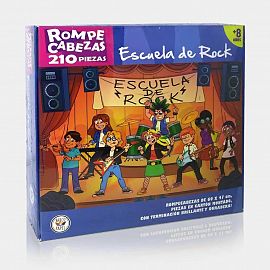 ROMPECABEZAS 210 PIEZAS ESCUELA DE ROCK