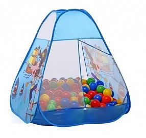 PELOTERO IGLU PIRATAS CON 75 PELOTAS (7703)