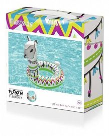 SALVAVIDA LLAMA INFLABLE 113CM EN CAJA