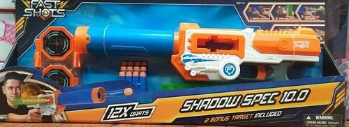 PISTOLA LANZA DARDO 12 DARDOS SHADOW SPECIAL 10.0