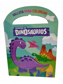 LIBRO VALIJITA COLOREAR MIS DINOSAURIOS