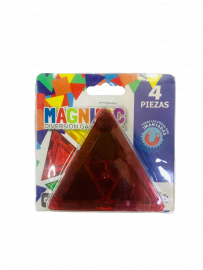 BLOQUES MAGNETICOS X 4 TRIANGULO EQUILATEROS MAGNIFIC