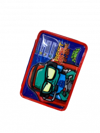 CARTUCHERA CANOPLA 1 PISO PVC ZOMBIE CON UTILES
