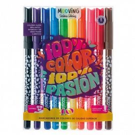 MARCADORES X 10 COLORES