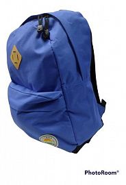 MOCHILA ESPALDA LISA AZUL