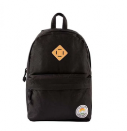 MOCHILA ESPALDA LISA NEGRO