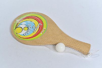 PALETA MADERA NRO 2 MDF CON PELOTA PLASTICA (212)