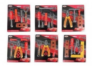 KIT DE HERRAMIENTAS CARS EN BLISTER