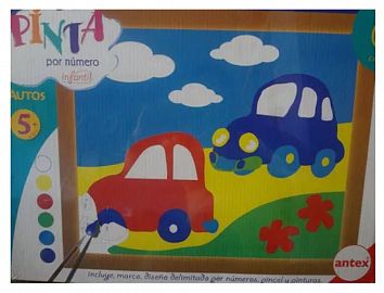 PINTA POR NUMERO -  AUTOS