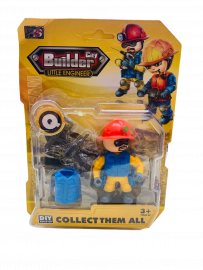 MUÑECO CONSTRUCTOR EN BLISTER