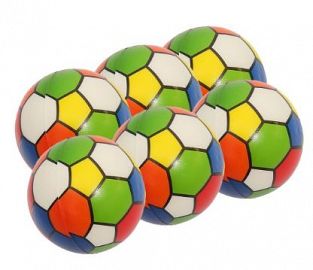 PELOTA RELAX X 12 PENTAGONO - HEXAGONO COLORES