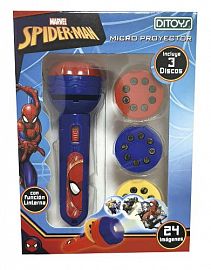 LINTERNA MICRO PROYECTOR SPIDERMAN