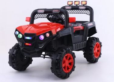 JEEP A BATERIA R/C 12V ROJO - BLANCO