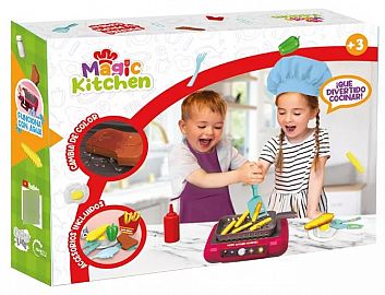 MAGIC KITCHEN CON LUZ 20 PIEZAS CAMBIA COLOR - OFERTA DE LA SEMANA