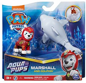 PAW PATROL AQUA PUPS FIGURA X2 EN BLISTER - 6 MODELOS