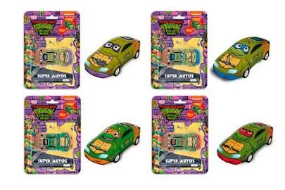 SUPER AUTOS TORTUGAS NINJAS BLISTER