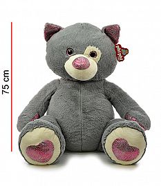 GATO SENTADO PELUCHE 75CM