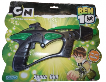 PISTOLA SPACE GUN BEN 10 CON LUZ Y SONIDO