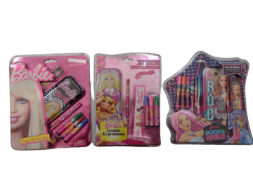 SET ESCOLAR BARBIE CON MARCADOR (BB881/BB882/BB883)