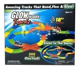 PISTA GLOW TRACKS 360 PIEZAS