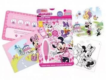 AGUA WOW LIBRO CON LAPIZ MAGICO MINNIE