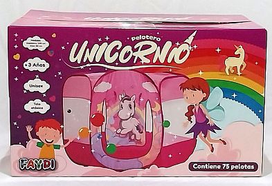 PELOTERO HEXAGONO UNICORNIO 75 PELOTAS