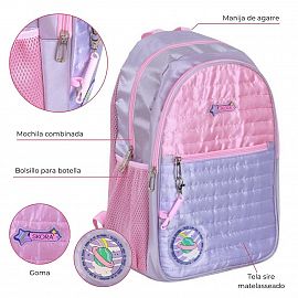 MOCHILA ESPALDA SKORA METALASSE LLAVERO