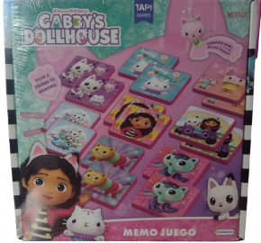 MEMO JUEGO PIEZAS GDES LA CASA DE GABBY