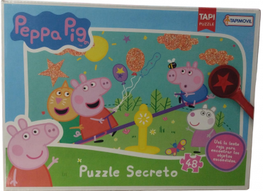 PUZZLE SECRETO 48PZS PEPPA PIG