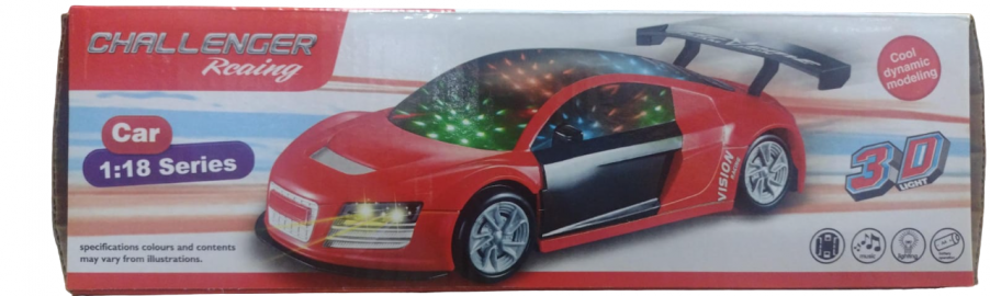 AUTO A PILA CON LUZ Y SONIDO