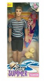 MUÑECO CON TABLA DE SURF BOY SUMMER
